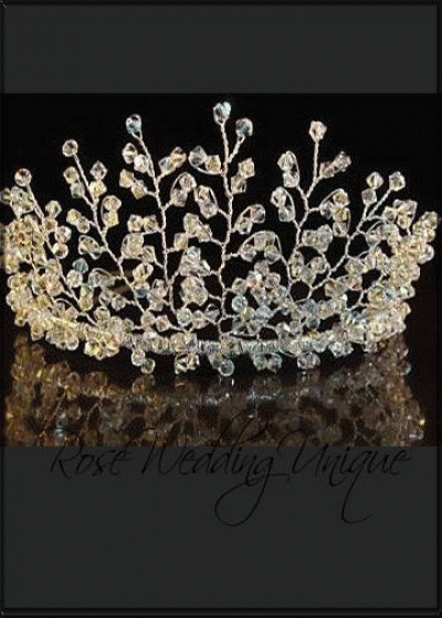 Дизайнерска кристална корона Ice Queen
